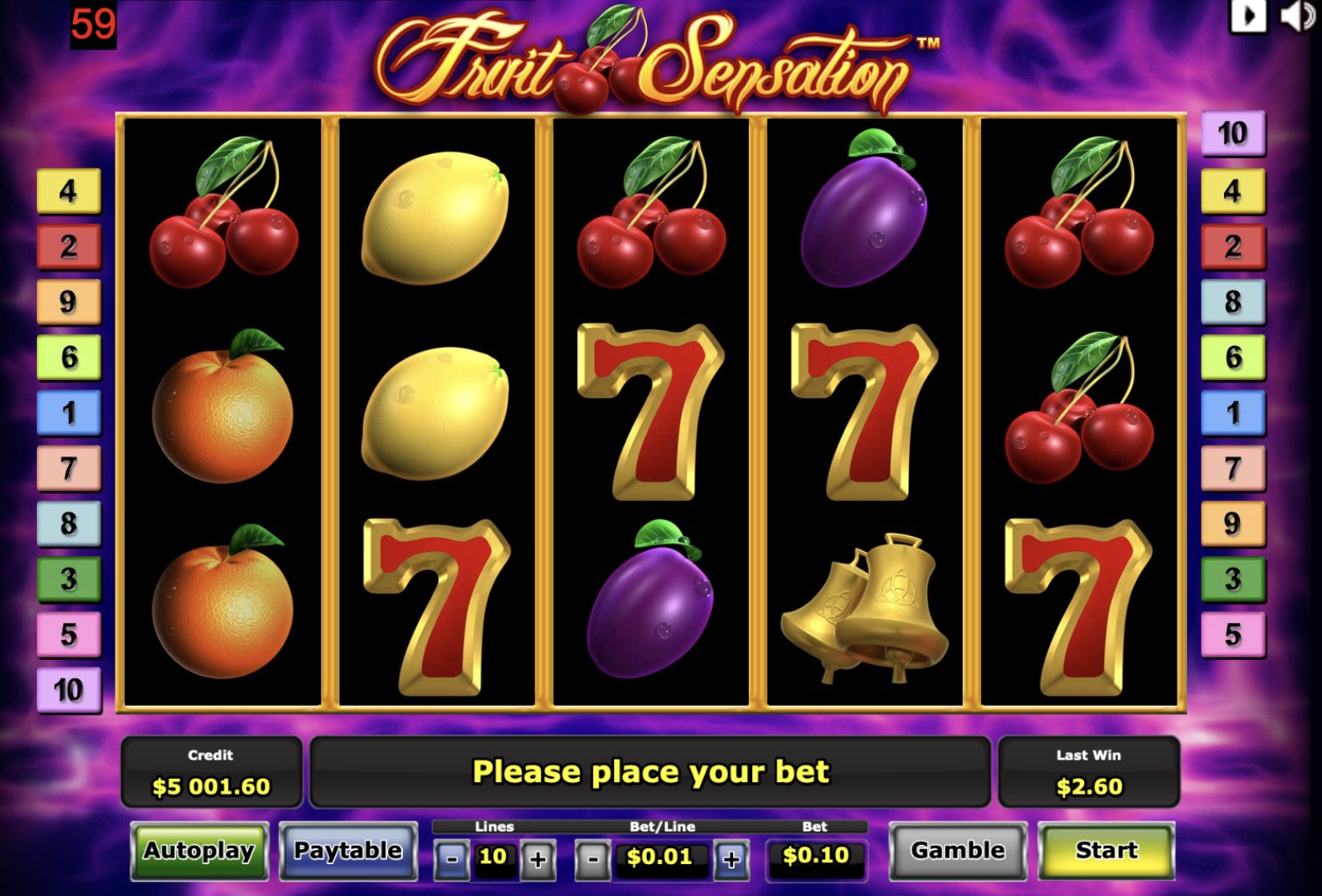   Fruit Sensation         